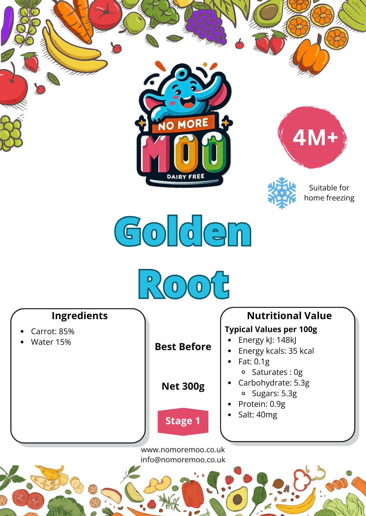 4M+ Start Smooth - First tastes fruit and veg bundle