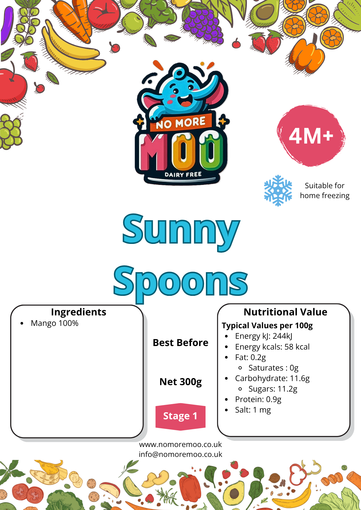 4M+ Start Smooth - First tastes fruit and veg bundle