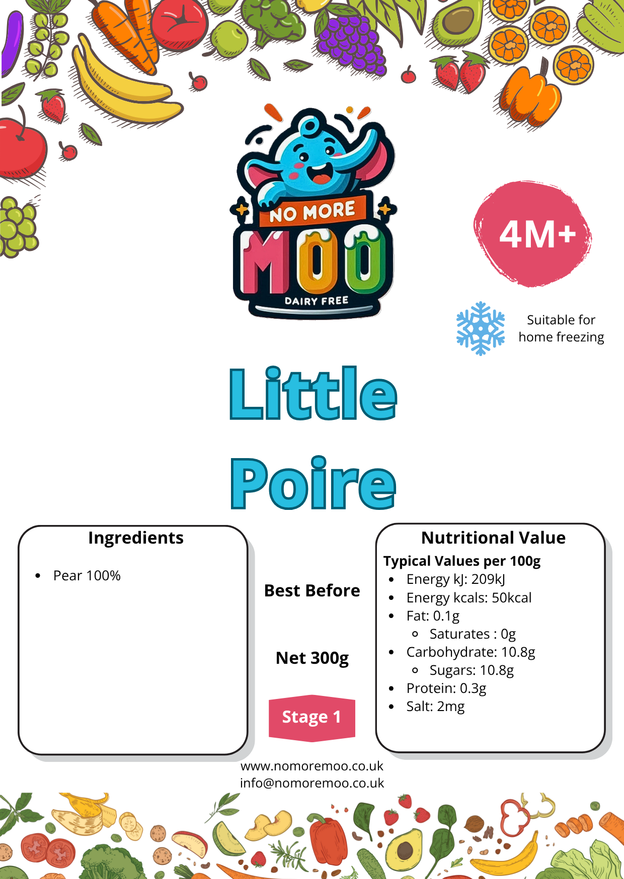 4M+ Start Smooth - First tastes fruit and veg bundle
